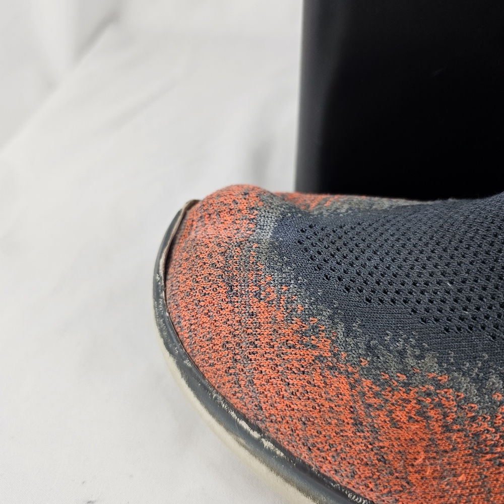 Nike Free RN Flyknit 2017 Men's Running Shoes Orange Grey 880843-401 Size 13 - Picture 2 of 9